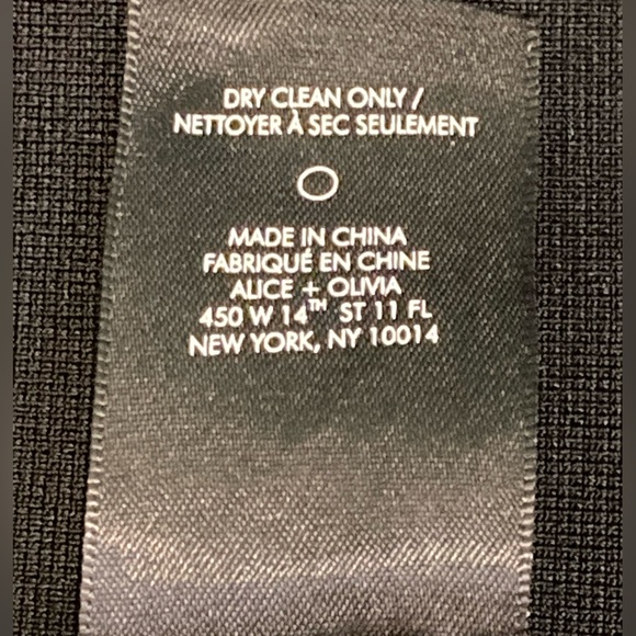 NWT Alice + Olivia Saria Halter Neck Black Top - Sz XL - Picture 7 of 7